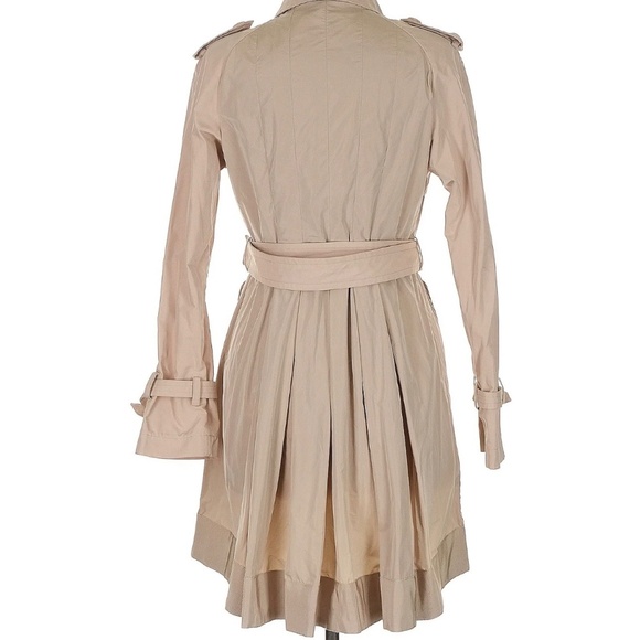 NWOT MONCLER Tan Trenchcoat Medium - Picture 2 of 9